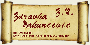 Zdravka Makunčević vizit kartica
